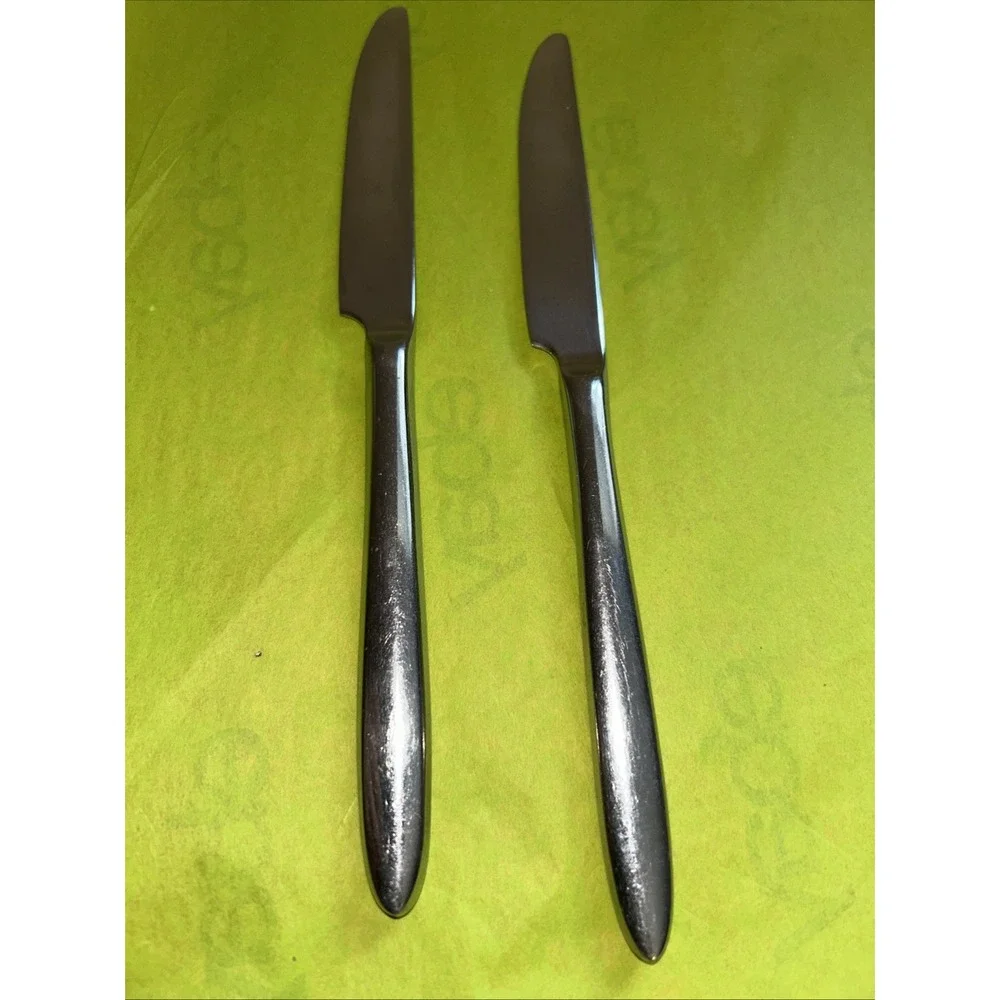 oneida stainless flatware‎ Lot 2 Table Knife Knives